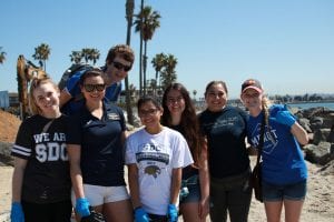San Diego Christian College makes and impact coastal clean up