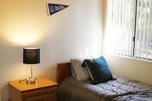 San Diego Christian College resident apartments bedroom