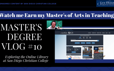 Master’s Vlog #10 – Researching Using the Online Library at San Diego Christian College