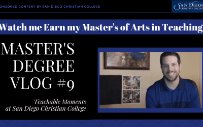 Master’s Vlog #9: A Teachable Moment Informs My Project Based Learning
