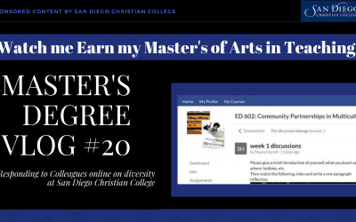 Master’s Vlog #20 – Diversity and Classism Quiz and Bringing Cultural Discussions to the Classroom
