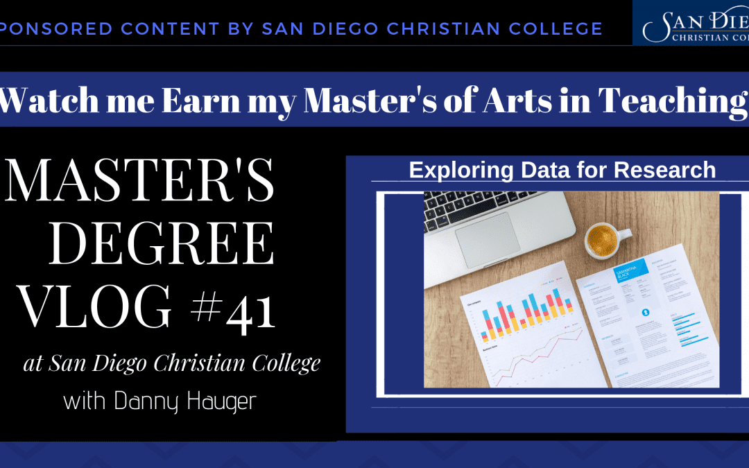 Master’s Degree Vlog #41: Exploring Data from the Action Research Program